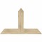 Ekena Millwork Portland Rough Sawn Timber Gable Bracket, Douglas Fir, 48"W x 30"H x 6"D x 6"F, 15/12 Pitch GBW048X30X0606POR00RDF - alternate 1